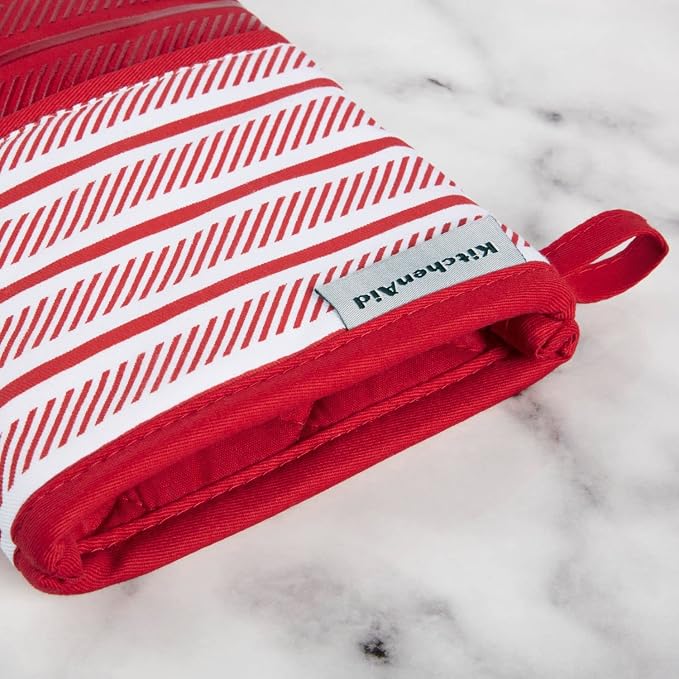 KitchenAid Albany Oven Mitt 2-Pack Set, Passion Red - Image 3