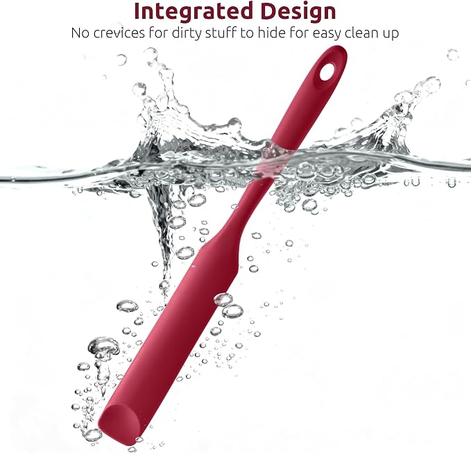 U-Taste Silicone Jar Spatula for Sourdough Starter: Long Skinny Food-Grade Jam - Image 9