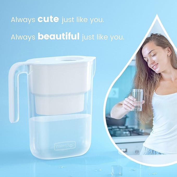 Waterdrop PT-05W Water Filter Pitcher, 7-Cup Capacity, NSF Certified, 5X Longer - Image 9