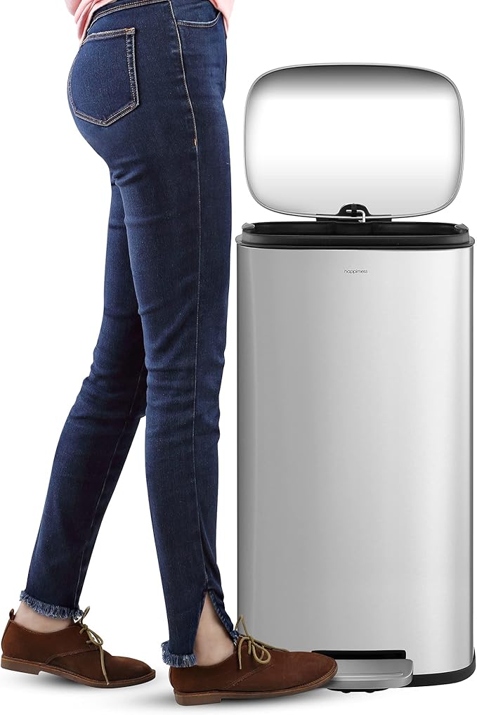happimess HPM1011A Curtis 8-Gallon Step-Open Trash Can - Image 6