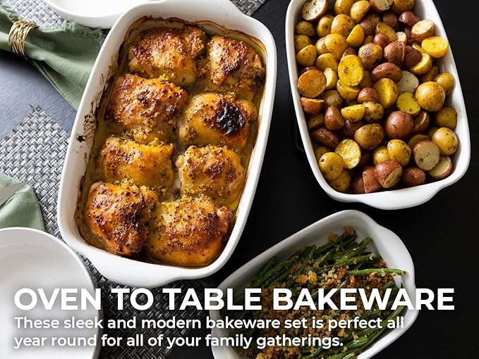 Saffron & Sage Casserole Dish Set of 3 - Image 5