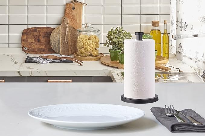 Black Standing Paper Towel Holder - Image 8