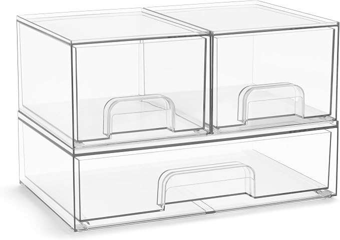Sorbus Acrylic Storage Containers by Sorbus