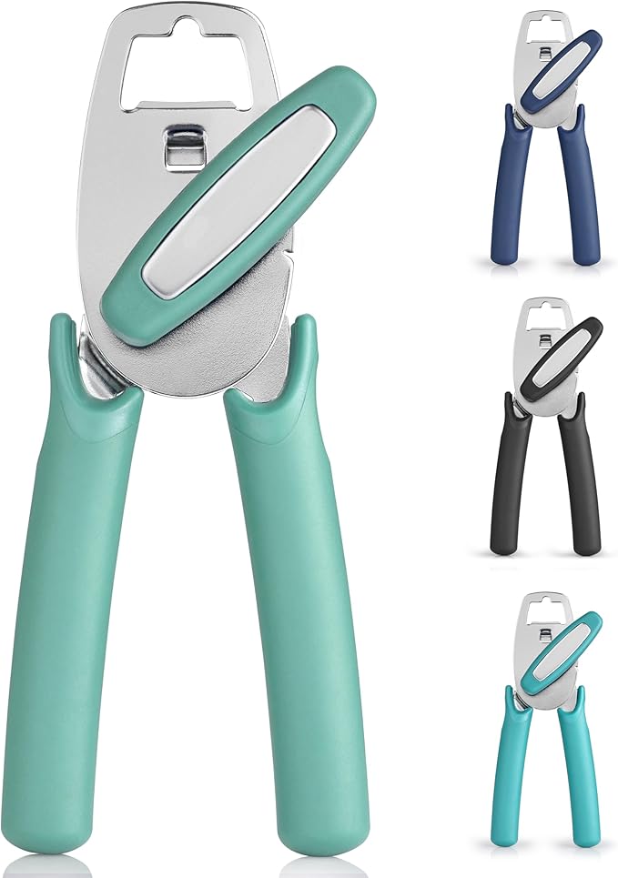 Zulay Kitchen Heavy Duty Stainless Steel Manual Can Opener – Ergonomic Soft by ZulayKitchen