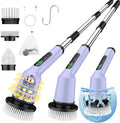 Electric Spin Scrubber for Cleaning Bathroom, Shower Scrubber Rotary Floor by CTMAST