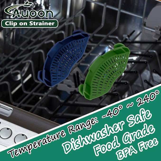 AUOON Clip On Strainer Silicone - Image 3