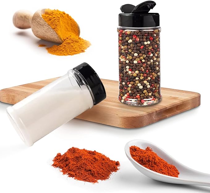 RoyalHouse 6 Pack 16 Oz Plastic Spice Jars - Image 5