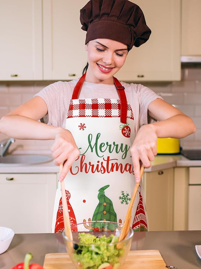 Bencailor 6 Pcs Spring Kitchen Aprons - Image 2