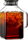 1 Gallon Square Glass Pitcher by NETANY