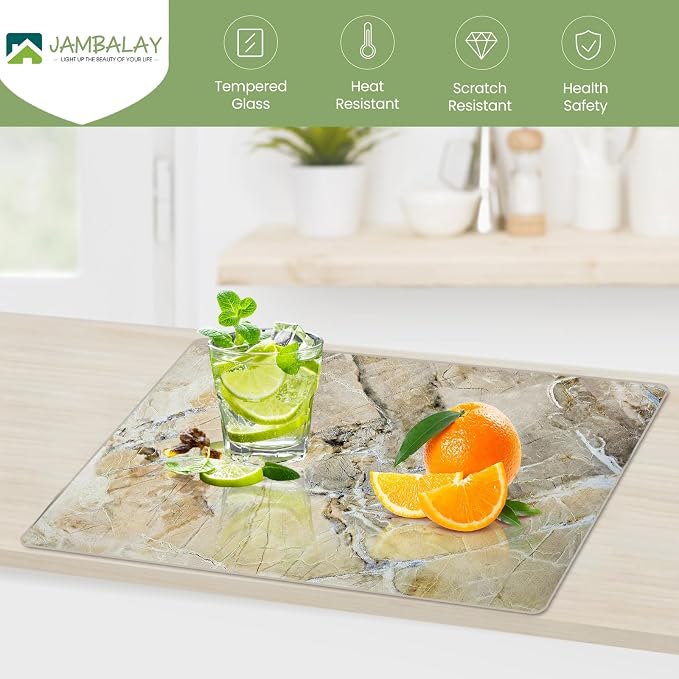 JAMBALAY Tempered Glass Cutting Board - Image 4