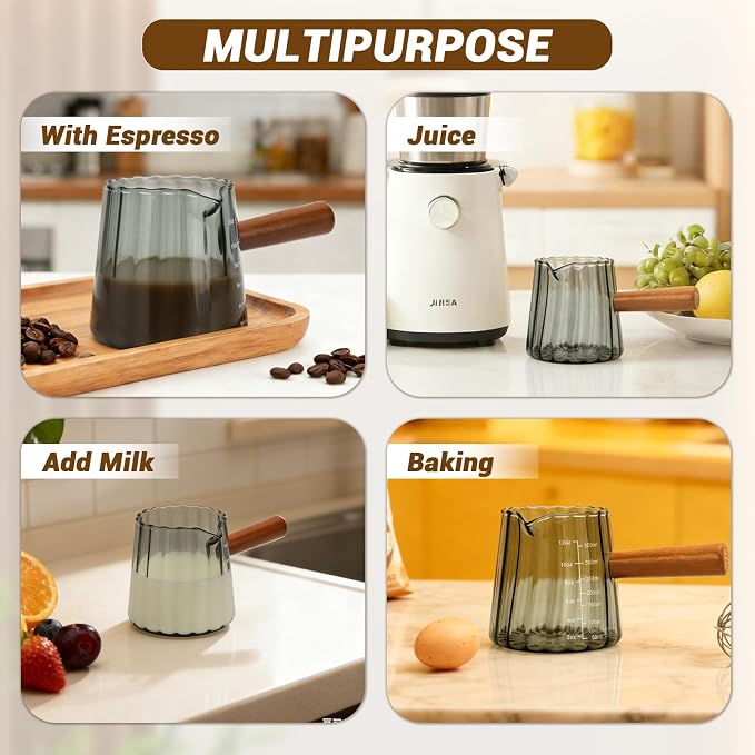 Espresso Measuring Cup 12 Oz, Espresso Glass Cups - Image 7