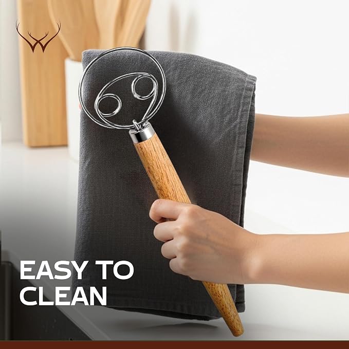 WOODLANDS USA Danish Dough Whisk - Image 4