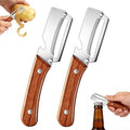 2Pcs Multi-Functional Vegetable Peeler, Zero Snag Wooden Peeler, Zero Snag by Homepage