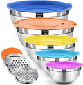 BEWOS Mixing Bowls with Lids Set by BEWOS