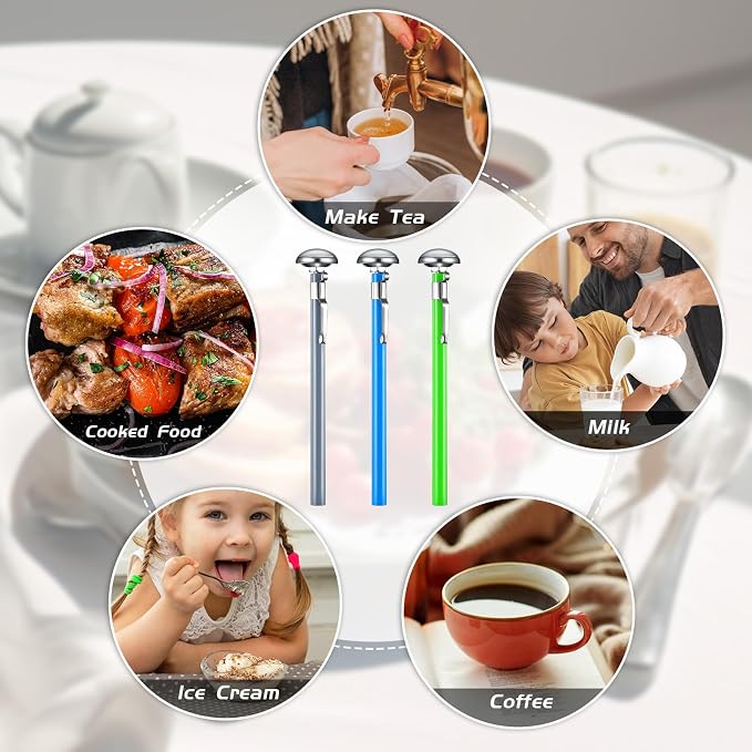 Xuhal 3 Pcs Stainless Steel Kitchen Thermometer - Image 6