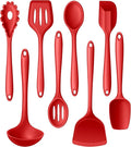 LIANYU 8-Piece Kitchen Utensils Set, Silicone Cooking Utensil Spatula Sets by LIANYU