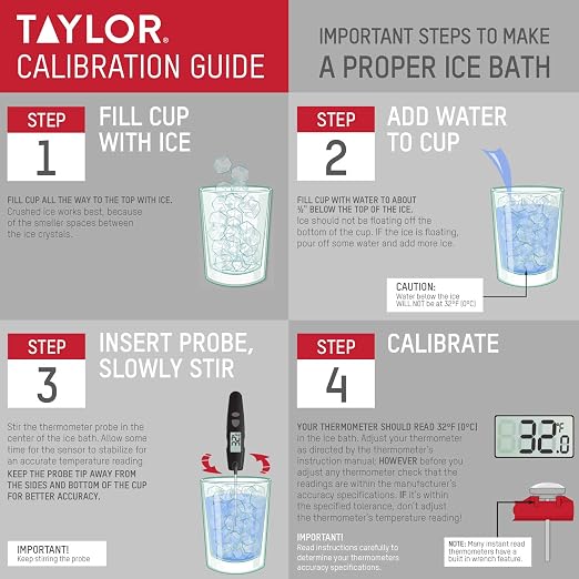 Taylor Compact Waterproof Digital Food Thermometer, 4.5 Inch Stem Length - Image 6