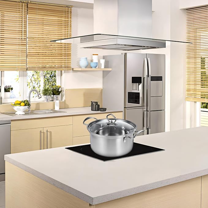 Kichvoe 5 Sets Stainless Steel Stock Pots Set - Image 8