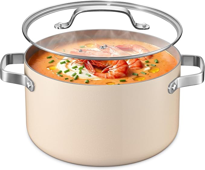 Bakken 8.5 Quart Ceramic Coated Stock Pot by BAKK%C3%8BNMASTER