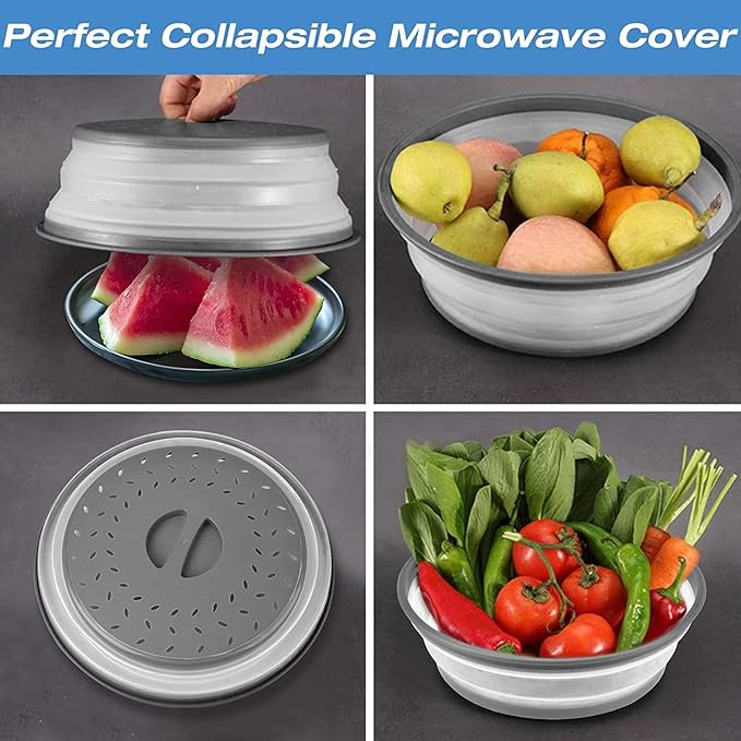 10.5" Microwave Splatter Cover for Food - Image 6