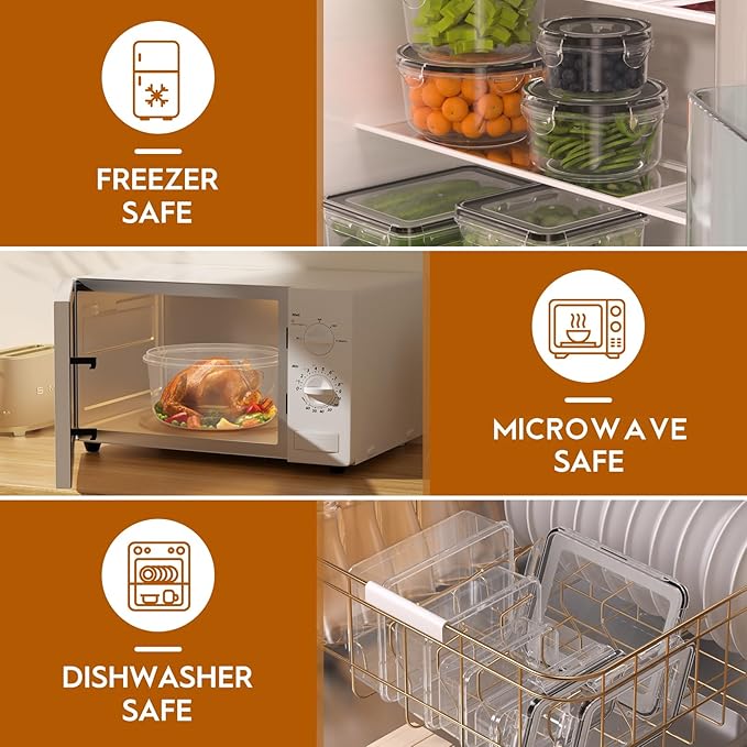 52 PCS Food Storage Containers - Image 4