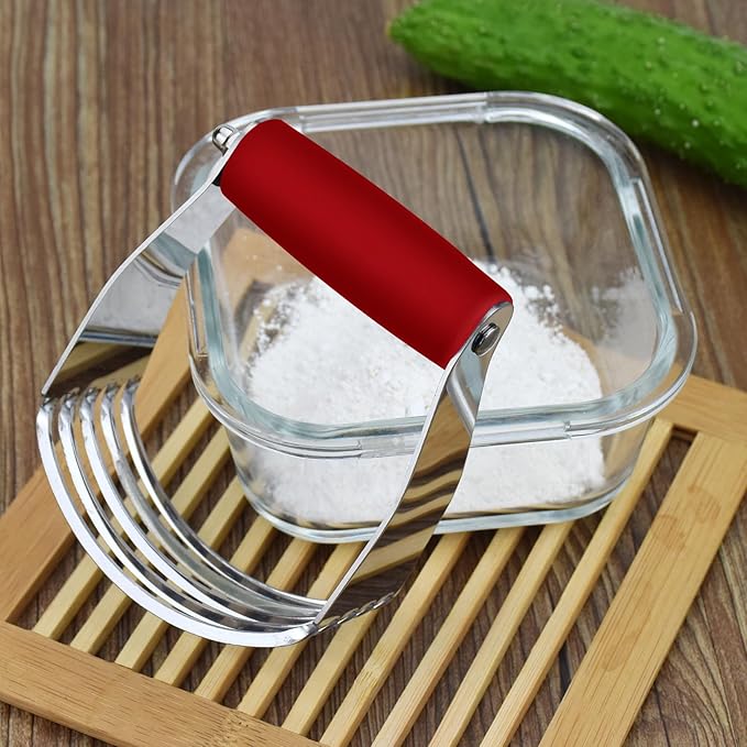 Dough Blender Heavy Duty Pastry Cutter Stainless Steel Butter Cutter - Image 4
