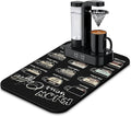 Fun Coffee Mat 19inx12in, Coffee Bar Mat by Kuyig+Home
