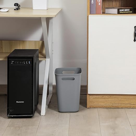 UUJOLY Plastic Small Trash Can Wastebasket, Garbage Container Basket - Image 5
