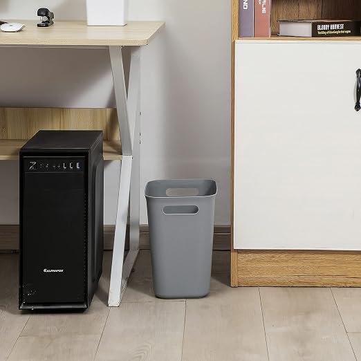 UUJOLY Plastic Small Trash Can Wastebasket, Garbage Container Basket - Image 5