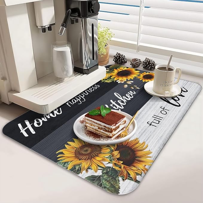 Dish Drying Mat for Kitchen Counter 2 Pack - Image 3