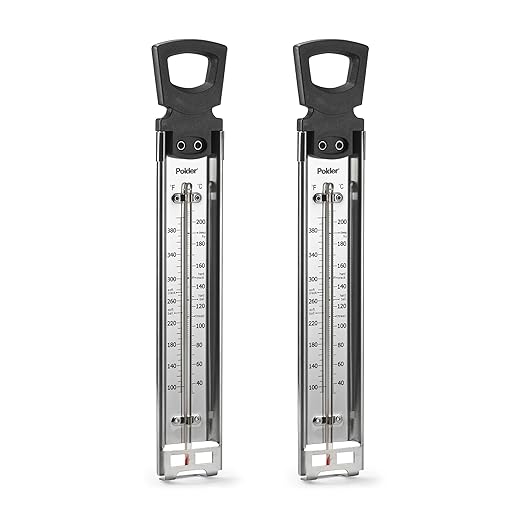 Polder Candy/Jelly/Deep Fry Thermometer, Stainless Steel, by PolderProductsLLC
