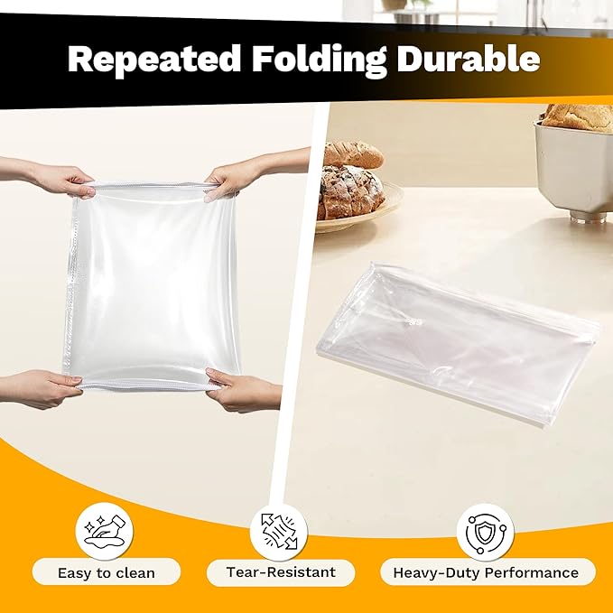 BIEAMA Bun Rack Cover – 20 Tier Commercial Bakers Racks Sheet Pan Rack Cover PVC - Image 5