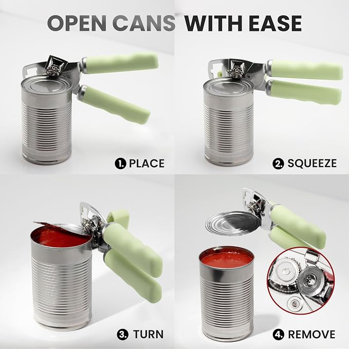 Zulay Kitchen Heavy Duty Stainless Steel Can Opener Manual - Image 6