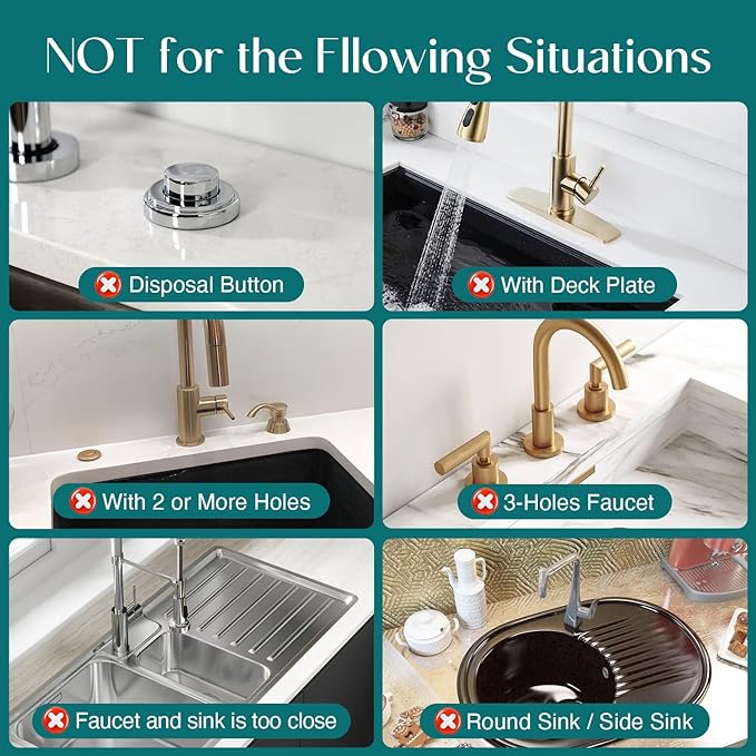 Faucet Splash Guard for Kitchen Sink, Kitchen Sink Faucet Mat - Image 8