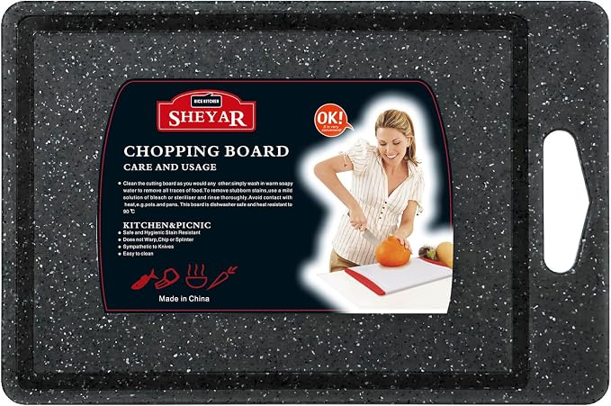 Cutting Board for Kitchen, Wheat Straw Fiber Cutting Board, Dish Washer Safe by zzsbrm