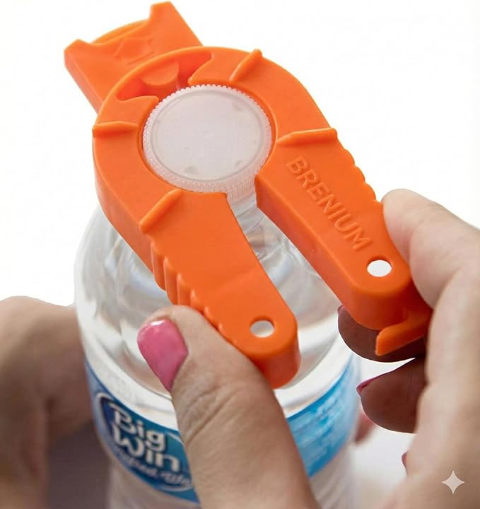 Multifunctional Bottle and Can Opener, Plastic Water Bottle, Pull Tab Soup by Brenium