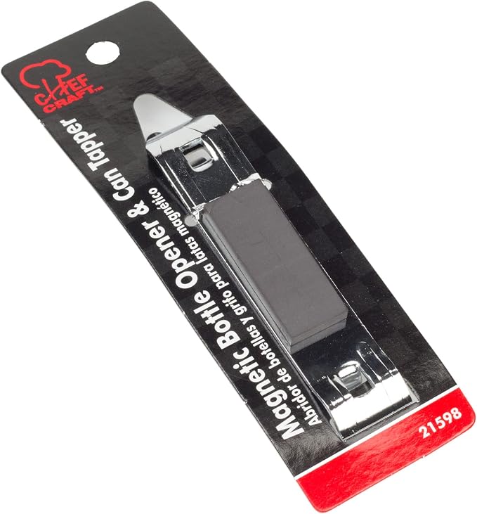 Chef Craft Select Iron Plated Bottle Opener, 4 inch - Image 2