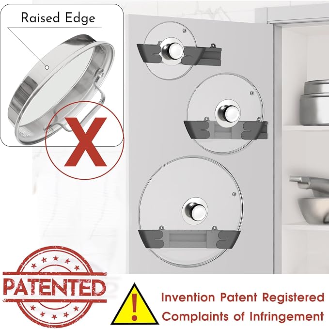 Adjustable Universal Pot Lid Holder Organizer - Image 5