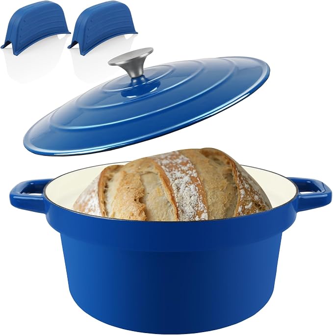 CUKOR 7QT Dutch Oven Pot With Lid, Enameled Cast Iron Dutch Ovens by CUKOR