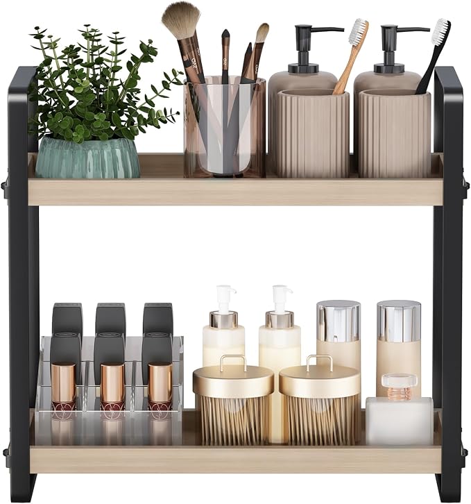 HNRLOY Bathroom Counter Organizer, Bathroom Countertop Organizer, Counter Shelf by Unknown