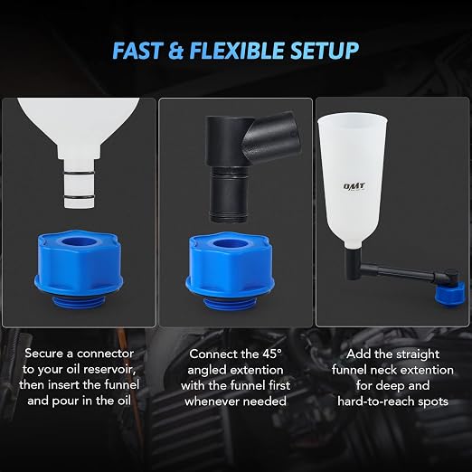 Orion Motor Tech 2 qt Engine Oil Funnel Set - Image 4