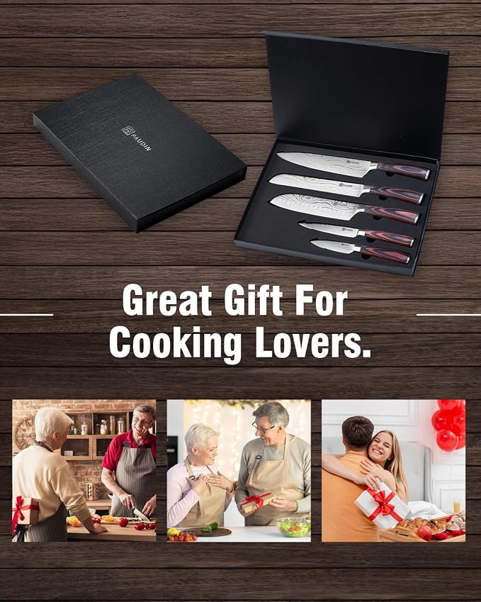PAUDIN Knife Set, Stainless Steel Chef Knife Set - Image 7