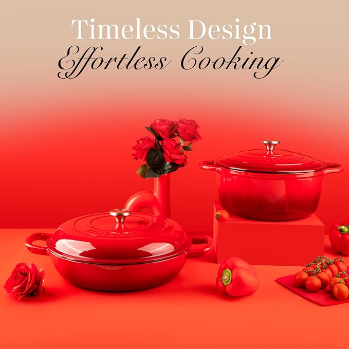 Shallow Cast Iron Casserole - Image 9