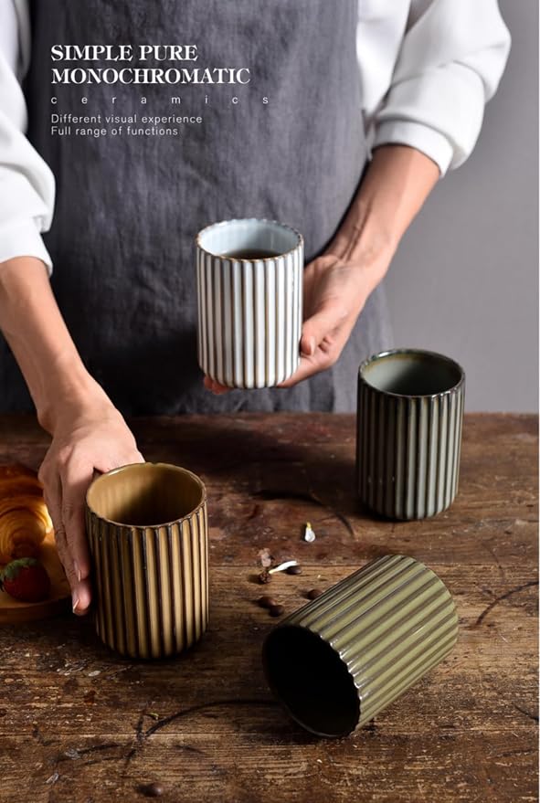 TOPYOKK Stoneware Coffee Bar Utensil Holder Tea & Coffee Spoon & Stirrer Holder - Image 7