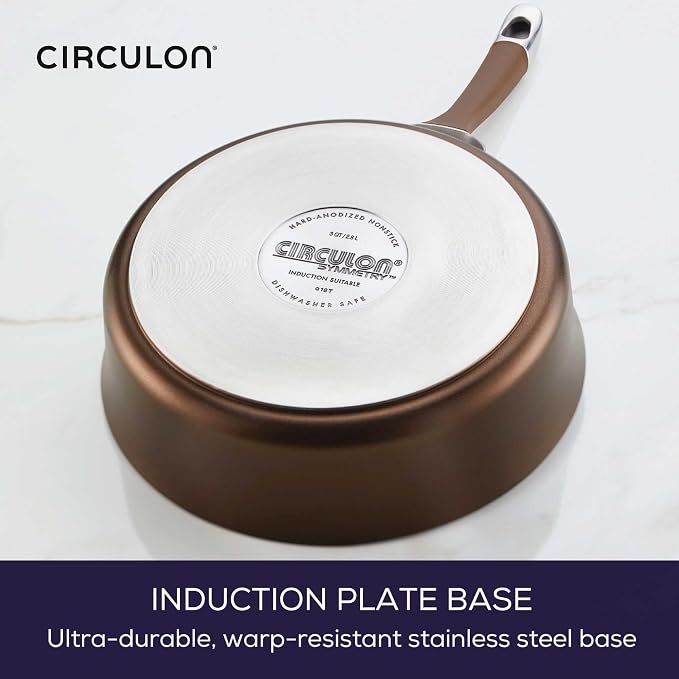 Circulon Symmetry Dishwasher Safe Hard Anodized Nonstick Cookware Pots and Pans - Image 6