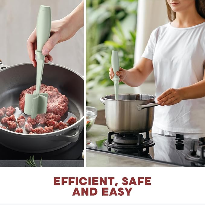 Meat Chopper, Hamburger Grinder, Premium Heat Resistant Smasher - Image 6