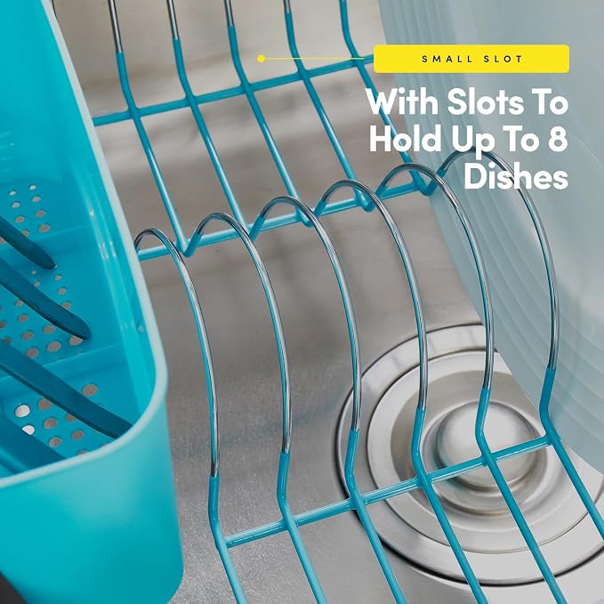 Dish Drying Rack & Cutlery Holder 2 Piece Set - Image 5