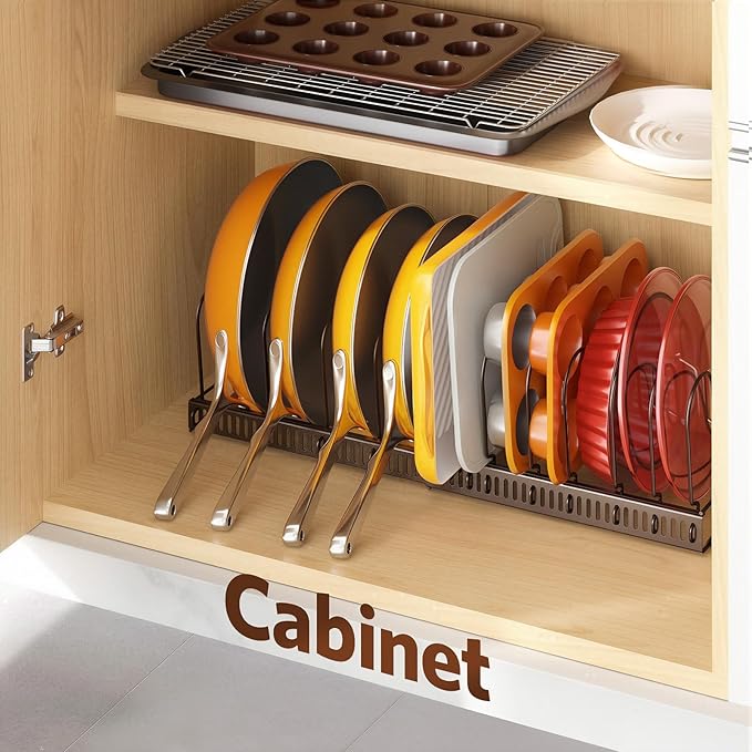 ORDORA Pots and Pans Organizer under Cabinet - Image 6