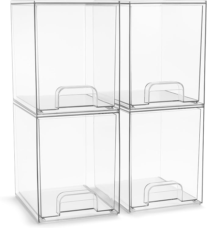 Sorbus Acrylic Storage Containers by Sorbus