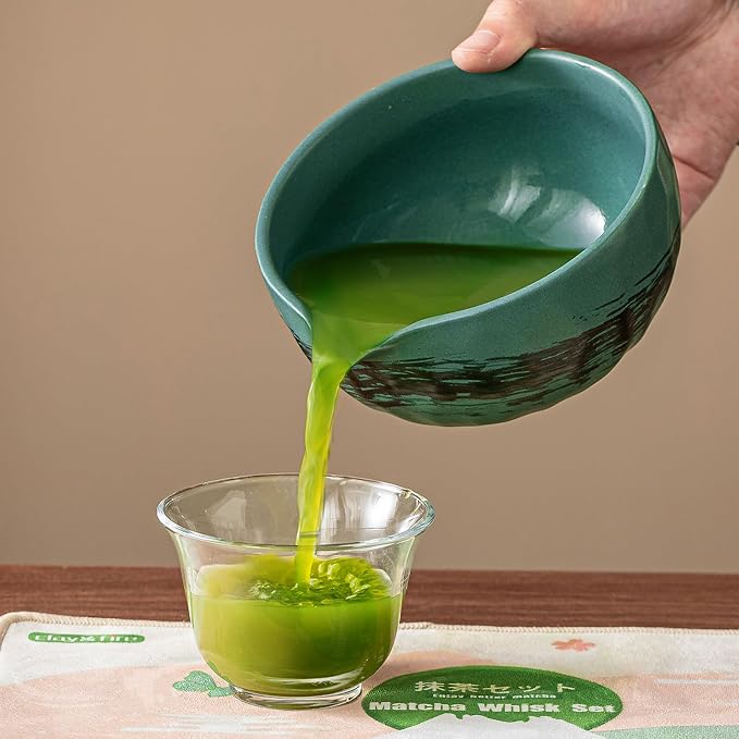 Clay&Fire Matcha Whisk Set，9 Pcs Ceramic Matcha Set, 15 OZ Matcha Bowl - Image 8